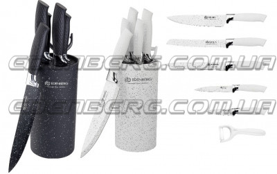 EB-5103 Ножей Набор 7 Предметов, С Круглой Подставка