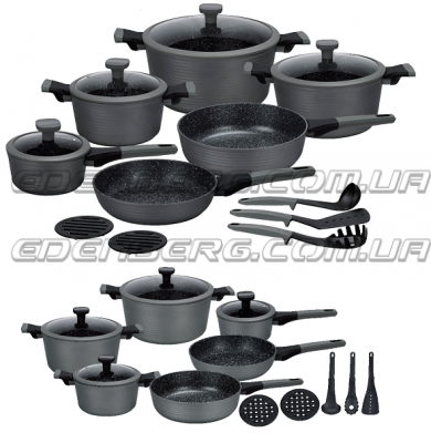 EB-5642 Посуды Набор Кухонной 15 Предметов-Литой Алюминий